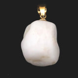 Japanese Natural Onokoro Quartz 15mm Rough Stone Pendanttop 2.7g (ID:70707)