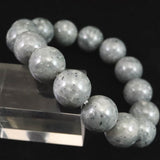 Japanese Natural Omi Rhyolite 14mm Bead Bracelet 55.5g (ID:70863)