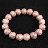 Japanese Natural Red Tosa Sakura 12mm Bead Bracelet 38.6g (ID:70975)