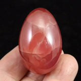 Japanese Natural Inakuraishi Stone Mine Inca Rose Rhodochrosite Egg 36.5mm 38.3g (ID:71072)