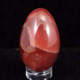 Japanese Natural Inakuraishi Stone Mine Inca Rose Rhodochrosite Egg 36.5mm 38.3g (ID:71072)