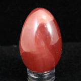Japanese Natural Inakuraishi Stone Mine Inca Rose Rhodochrosite Egg 36.5mm 38.3g (ID:71072)