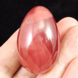 Japanese Natural Inakuraishi Stone Mine Inca Rose Rhodochrosite Egg 36.5mm 38.3g (ID:71072)