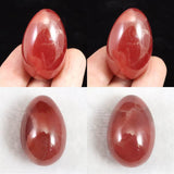 Japanese Natural Inakuraishi Stone Mine Inca Rose Rhodochrosite Egg 36.5mm 38.3g (ID:71072)