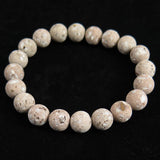 Japanese Natural Red Io Stone 10mm Bead Bracelet 24.5g (ID:71676)