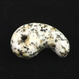 Japanese Natural Kurama Diorite 30mm Magatama 9.6g (ID:72193)