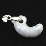 Natural Itoigawa Jadeite Blue Magatama Pendant 3.2g with Certificate (ID:72771)