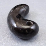 Japanese Natural Black Mine Quartz 30mm Magatama 10.8g (ID:73171)