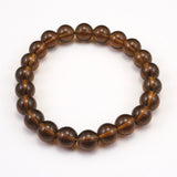 Japanese Natural Smoky Quartz 9mm Bead Bracelet 22.3g (ID:73409)