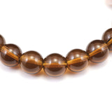 Japanese Natural Smoky Quartz 9mm Bead Bracelet 22.3g (ID:73409)