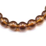 Japanese Natural Smoky Quartz 9mm Bead Bracelet 22.3g (ID:73409)