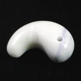 Natural Itoigawa Jadeite Lavender 30mm Magatama 12.6g with Certificate (ID:73443)