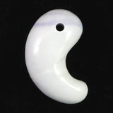 Natural Itoigawa Jadeite Lavender 30mm Magatama 12.6g with Certificate (ID:73443)