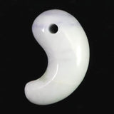 Natural Itoigawa Jadeite Lavender 30mm Magatama 12.6g with Certificate (ID:73443)