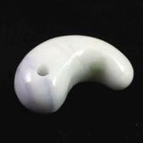 Natural Itoigawa Jadeite Lavender 30mm Magatama 12.6g with Certificate (ID:73443)