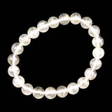 Japanese Natural Quartz 9mm Bead Bracelet 19.9g (ID:74425)