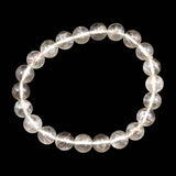 Japanese Natural Quartz 9mm Bead Bracelet 19.9g (ID:74425)