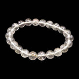 Japanese Natural Quartz 9mm Bead Bracelet 19.9g (ID:74425)