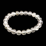 Japanese Natural Quartz 9mm Bead Bracelet 19.9g (ID:74425)