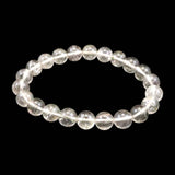 Japanese Natural Quartz 9mm Bead Bracelet 19.9g (ID:74425)
