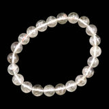 Japanese Natural Quartz 9mm Bead Bracelet 19.9g (ID:74425)