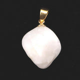Japanese Natural Onokoro Quartz 14mm Rough Stone Pendanttop 2.1g (ID:75043)