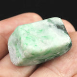 Natural Itoigawa Jadeite Green 22mm 11.4g with Certificate (ID:75718)