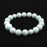 Natural Itoigawa Jadeite Light Green 12mm Bead Bracelet 56.9g with Certificate (ID:76209)