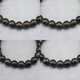 Japanese Natural Obsidian 8.5mm Bead Bracelet 17.9g (ID:76402)