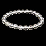 Japanese Natural Quartz 8mm Bead Bracelet 18.4g (ID:76574)