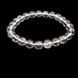 Japanese Natural Quartz 8mm Bead Bracelet 18.4g (ID:76574)