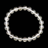 Japanese Natural Quartz 8mm Bead Bracelet 18.4g (ID:76574)