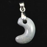 Natural Itoigawa Jadeite Blue Magatama Pendant 3.2g with Certificate (ID:77272)