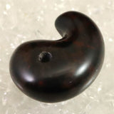 Japanese Natural Vermilion Obsidian Beni Tokachi 33mm Magatama 12.3g (ID:78258)