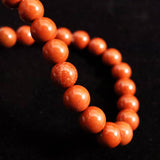Japanese Natural Akadama Jasper 6.5mm Bead Bracelet 12.8g (ID:78261)
