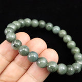 Japanese Natural Light Color Solomonite 8mm Bead Bracelet 17.8g (ID:78366)