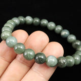 Japanese Natural Light Color Solomonite 8mm Bead Bracelet 17.8g (ID:78366)