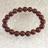 Japanese Natural Tsugaru Nishiki Jasper AAA Grade 10mm Bead Bracelet 31.0g (ID:79709)