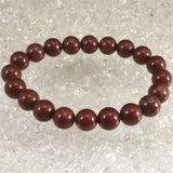 Japanese Natural Tsugaru Nishiki Jasper AAA Grade 10mm Bead Bracelet 31.0g (ID:79709)