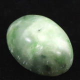 Japanese Natural Hidaka Jadeite White-Green Oval 18mm Loose Stone 3.31g (ID:79746)