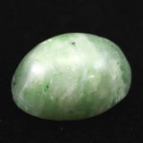 Japanese Natural Hidaka Jadeite White-Green Oval 18mm Loose Stone 3.31g (ID:79746)