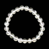 Japanese Natural Quartz 8mm Bead Bracelet 18.3g (ID:80108)