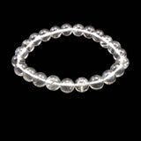Japanese Natural Quartz 8mm Bead Bracelet 18.3g (ID:80108)