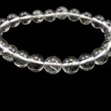 Japanese Natural Quartz 8mm Bead Bracelet 18.3g (ID:80108)