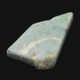Japanese Natural Light Green Jadeite 46mm Tumbled Stone 22.7g (ID:80109)