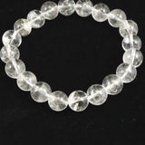 Japanese Natural Quartz Grade A Bead Bracelet 10mm 31.3g with Certificate (ID:80240)