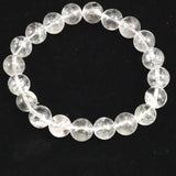 Japanese Natural Quartz Grade A Bead Bracelet 10mm 31.3g with Certificate (ID:80240)