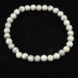 Japanese Natural Mt. Fuji Sazare Stone Bead Bracelet 6mm 11.05g with Certificate (ID:80340)