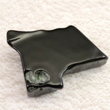 Japanese Natural Obsidian Polished Rough Stone 15.9g (ID:80899)