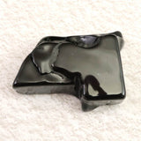 Japanese Natural Obsidian Polished Rough Stone 15.9g (ID:80899)